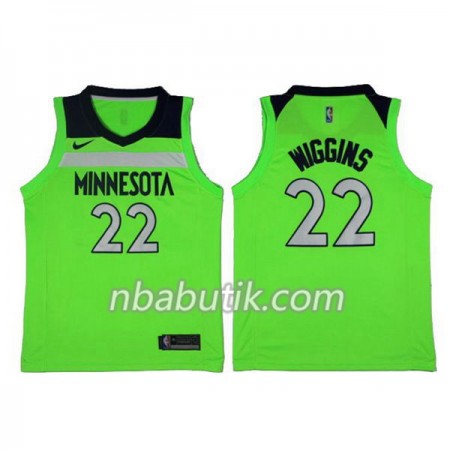 NBA Mænd Trøje Minnesota Timberwolves Andrew Wiggins 22 Nike 2017-18 Grøn Swingman NBA Mænd Trøje Minnesota Timberwolves Andrew Wiggins 22 Nike 2017-18 Grøn Swingman